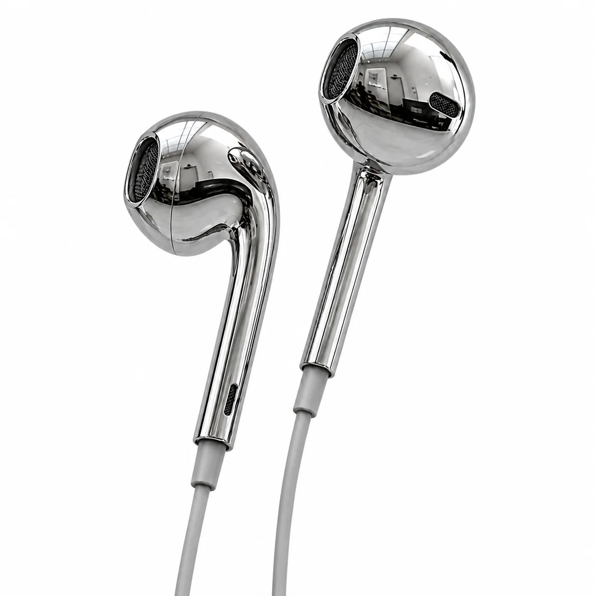 Chrome Earphones Wired