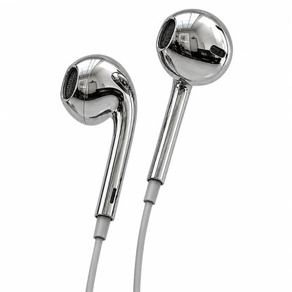 Chrome Earphones Wired