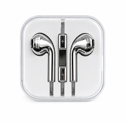 Chrome Earphones Wired