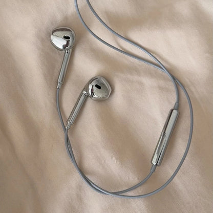 Chrome Earphones Wired